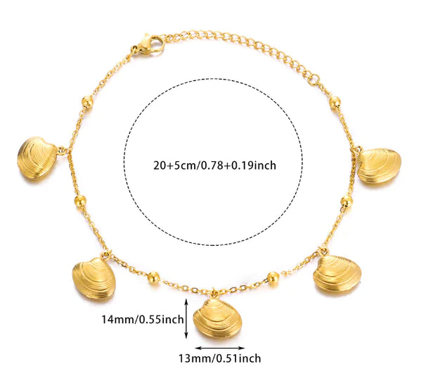 Ocean Charm Anklet