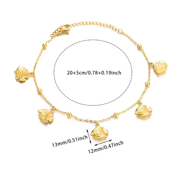 Ocean Charm Anklet