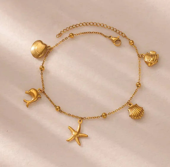 Ocean Charm Anklet